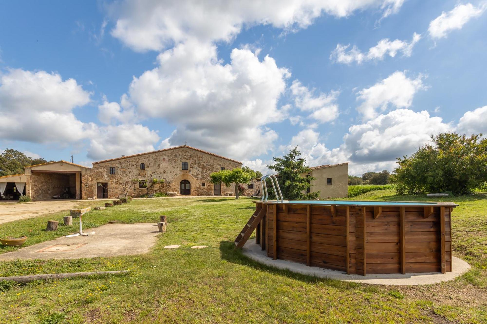 La Pahissa De Can Abras Casa Rural Girona Exterior foto