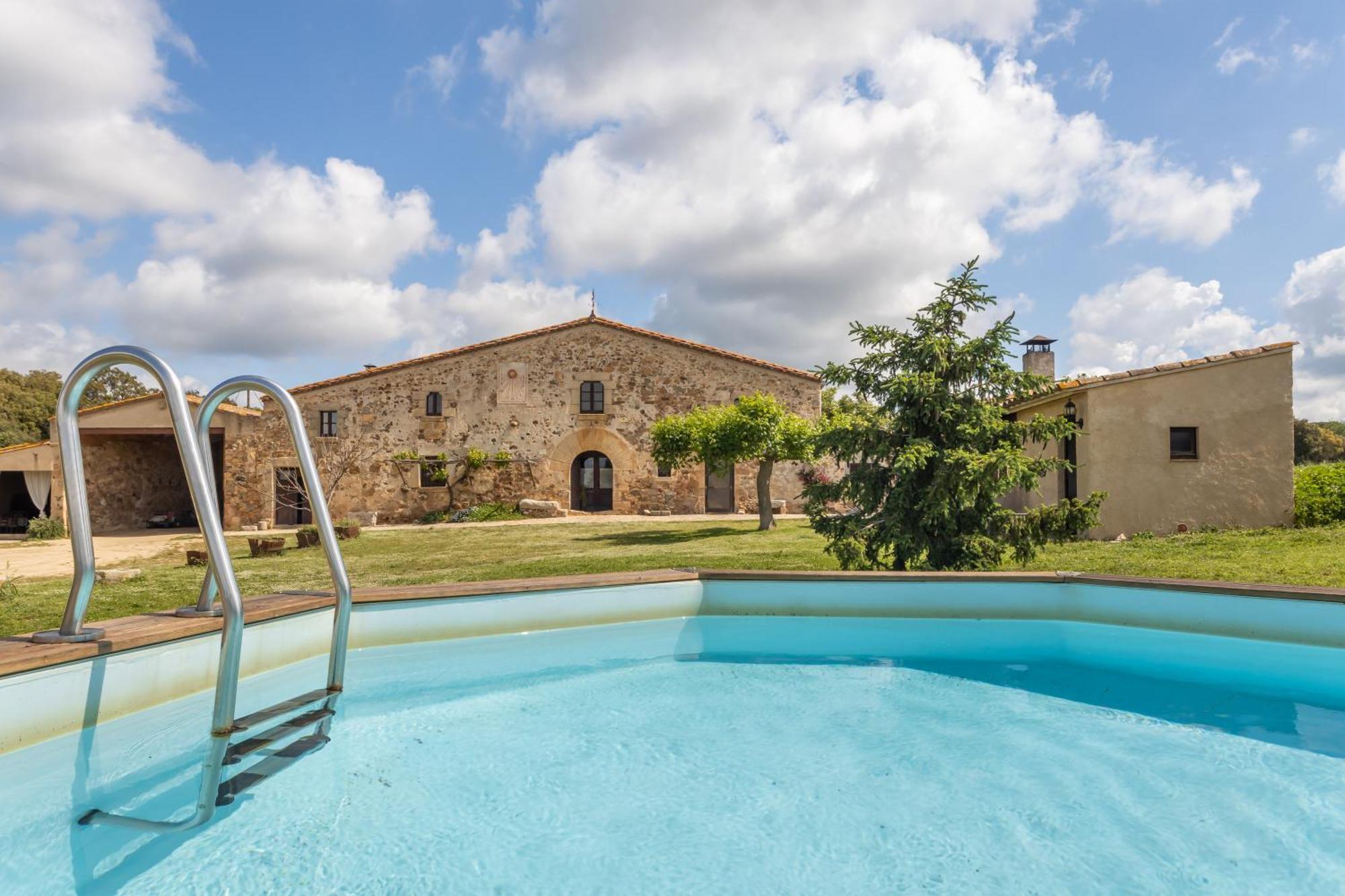 La Pahissa De Can Abras Casa Rural Girona Exterior foto