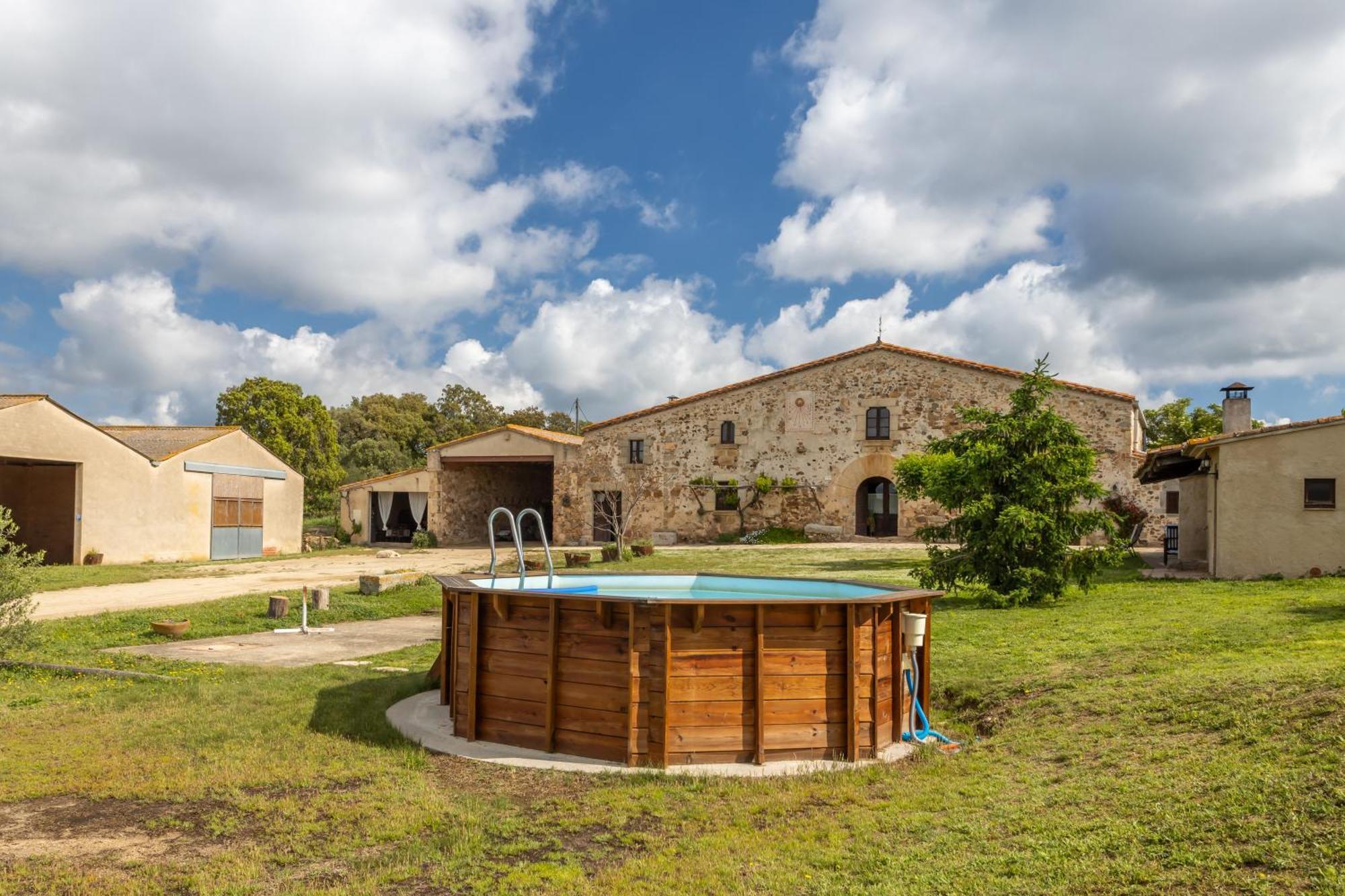 La Pahissa De Can Abras Casa Rural Girona Exterior foto